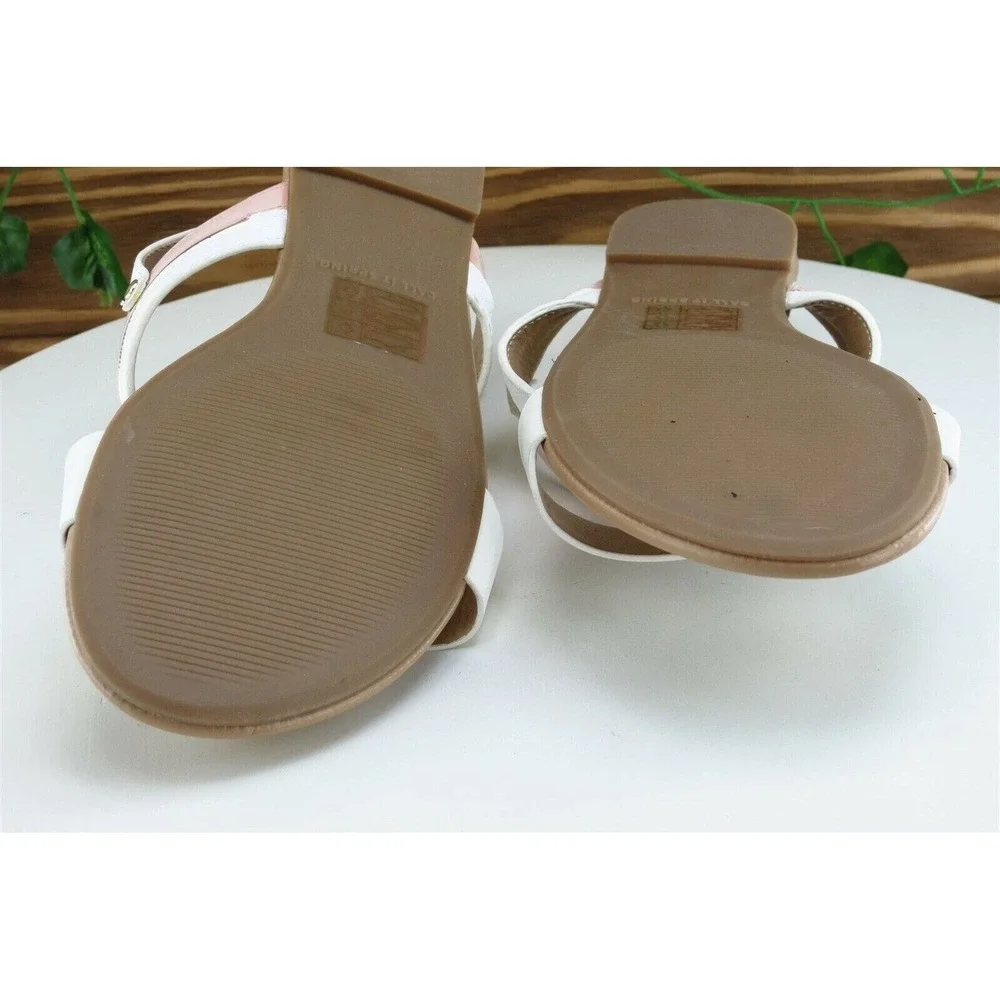 Call It Spring‎ Sz 6.5 M Pink Ankle Strap Synthetic Women Sandals